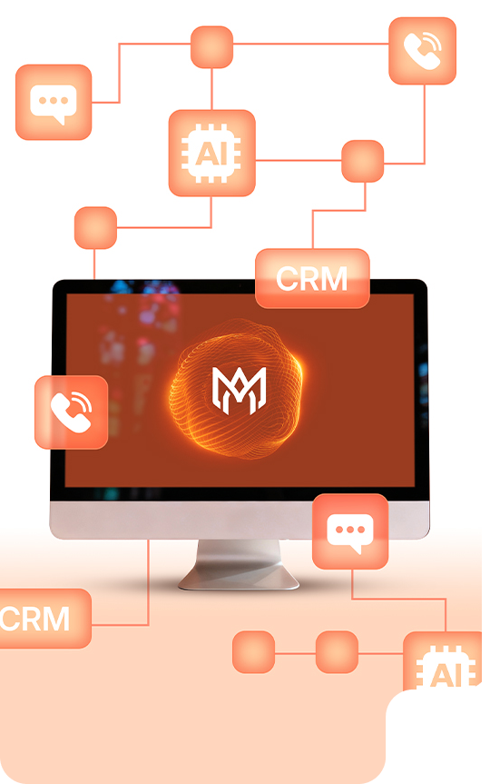 AI receptionist call routing with church Command Center dashboard